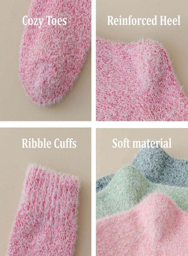 Marchare Women's Fuzzy Socks - Warm, Thick, Fluffy, Cozy Wool Socks for Women, Size 5-11 - Image 4
